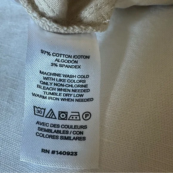 LOFT - NWT  Monroe 6” khaki chino short, 97% cotton 3% spandex - Picture 7 of 7